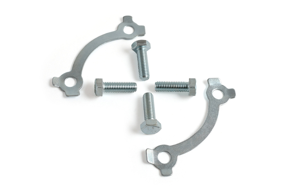 Комплект крепежа ведомой звезды питбайк (4 болта+2 пластины) pitbikemarket.ru