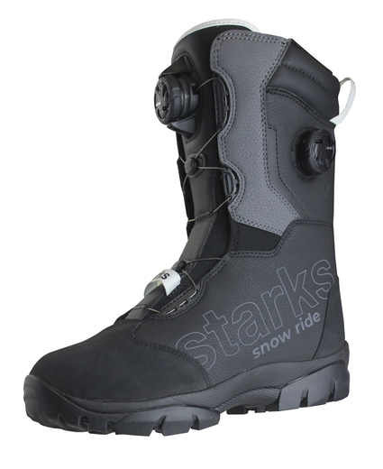 STARKS Снегоходная обувь AURUM Dual ATOP муж Черно-серый (45) pitbikemarket.ru