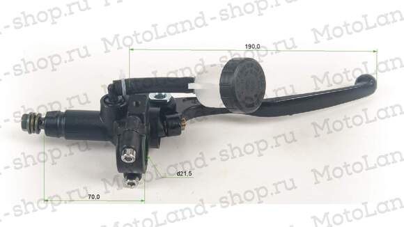 Главный тормозной цилиндр передний с бочком pitbikemarket.ru