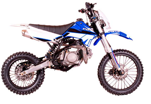 Питбайк Apollo RFZ START 125LE 17х14 Синий pitbikemarket.ru