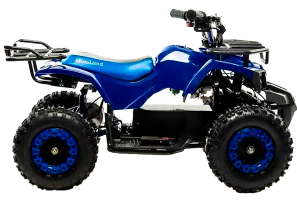 Электроквадроцикл Motoland ATV E009 1000Вт (2021 г.) синий (Без ПСМ) pitbikemarket.ru