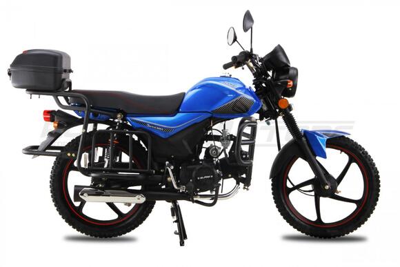 Мопед ROCKOT ALPHA TOURIST M-11 (синий глянцевый) pitbikemarket.ru