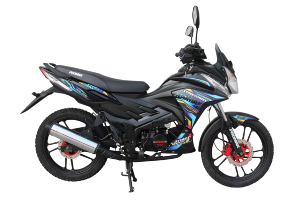 Мопед PROMAX STREET CROSS MAX 150 (49) черно-синий pitbikemarket.ru