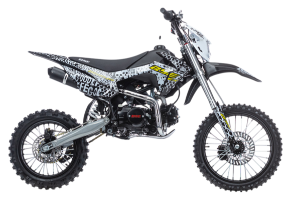 Питбайк BSE EX 125e 14/12 Max13 White Yellow 1 pitbikemarket.ru