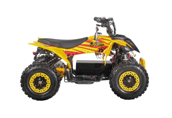 Детский электроквадроцикл WHITE SIBERIA SNEG LETO R 1000W (Желтый) pitbikemarket.ru