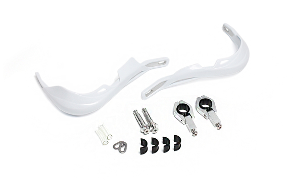 Защита рук эндуро мотоцикла HP03 28mm (армированные, пара) OTOM белые pitbikemarket.ru