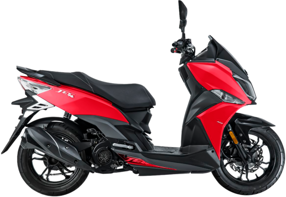 Скутер SYM Jet14 200 красный pitbikemarket.ru